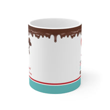 Load image into Gallery viewer, Chocolate-Dipped NACWE Ceramic Mug 11oz