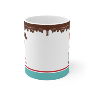Chocolate-Dipped NACWE Ceramic Mug 11oz