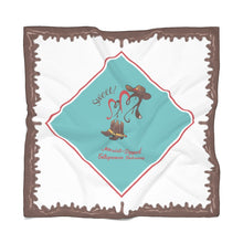 Load image into Gallery viewer, Chocolate-Dipped NACWE Poly Scarf - Sweet! White Background
